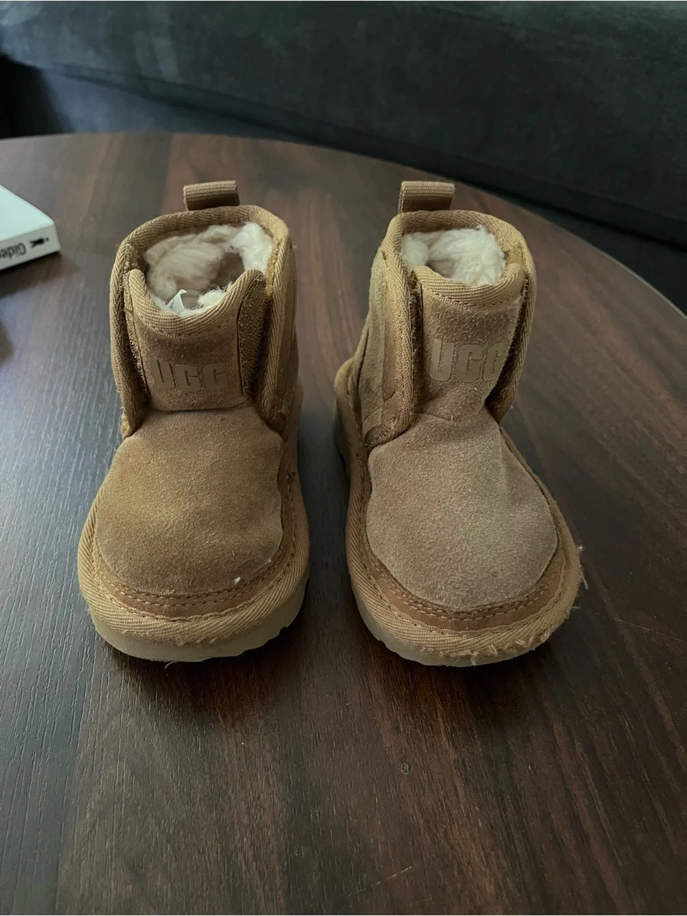 UGG Toddler Neumel EZ-Fit Boots Chesnut Size 6